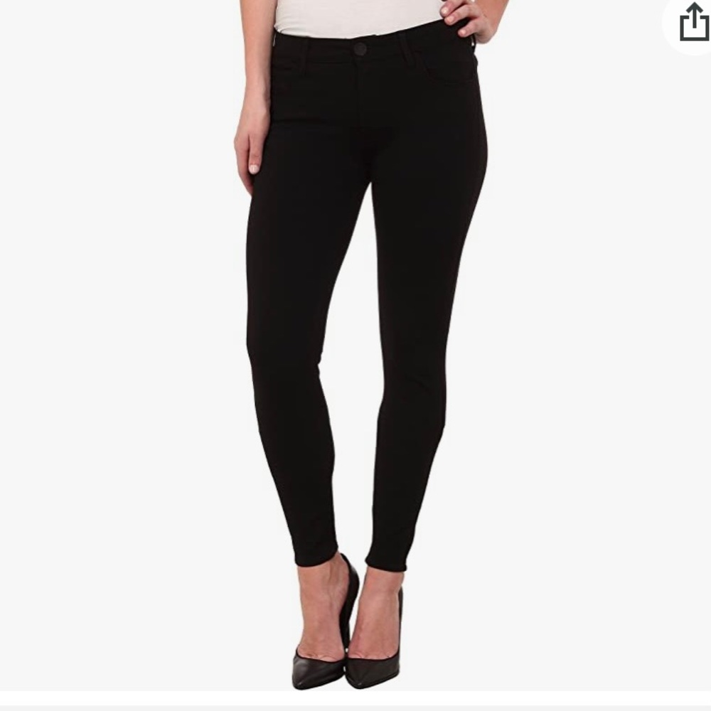 Kut MIA ankle skinny black pants 12